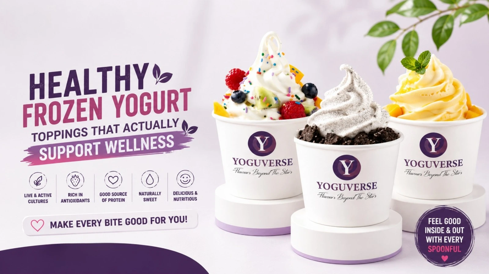 Healthy frozen yogurt toppings